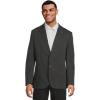 Johnston & Murphy Mens Washed Cotton Blazer(Black)