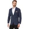 Johnston & Murphy Mens Washed Cotton Blazer(Navy)