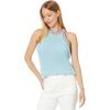 Madewell Women’s Imelda Cutaway Cotton Tank(Blue Heron)