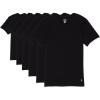 POLO RALPH LAUREN Classic Fit Crew Neck T-Shirts – Pack of 6 – 100% Cotton – Straight Hem – Short Sleeves(6 Polo Black/Rl2000 Red)
