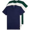 Polo Ralph Lauren Underwear Men’s Classic Fit Cotton Crew 3-Pack(Cruise Navy/White/Moss Agate)