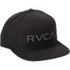 Rvca Snapback Hat/Black/Charcoal