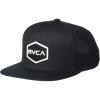 Rvca Snapback Hat/Black/White