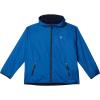 U.S. Polo Assn. Men’s Reversible Poly Shell to Fleece Hooded Jacket(Blue Whale 6396)