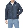 U.S. Polo Assn. Men’s Reversible Poly Shell to Fleece Hooded Jacket(Classic Navy 9029)