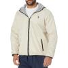 U.S. Polo Assn. Men’s Reversible Poly Shell to Fleece Hooded Jacket(Oatmeal 6396)
