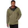 U.S. Polo Assn. Men’s USPA Big and Tall Solid Full Zip Camo Lined Sherpa Hoodie(Urban Jungle)