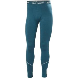 Helly-Hansen LIFA Merino Midweight Pant for Men, Track Pants with Non-Itch Fabric, 2-Layer Design, Flat Lock Seams, ZQ Wool(453 Dark Creek)