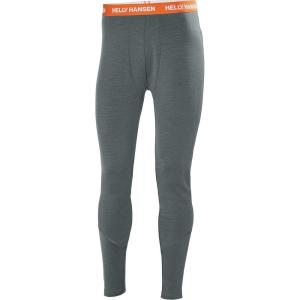 Helly-Hansen LIFA Merino Midweight Pant for Men, Track Pants with Non-Itch Fabric, 2-Layer Design, Flat Lock Seams, ZQ Wool(609 Storm)