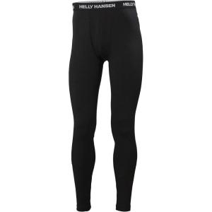 Helly-Hansen LIFA Merino Midweight Pant for Men, Track Pants with Non-Itch Fabric, 2-Layer Design, Flat Lock Seams, ZQ Wool(990 Black)