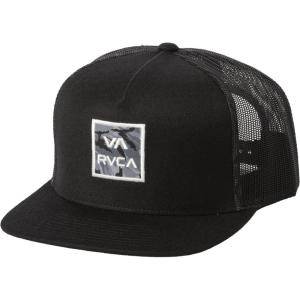RVCA Men’s Va All The Way Print Trucker(Black)