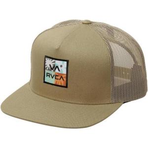 RVCA Men’s Va All The Way Print Trucker(Dark Khaki)