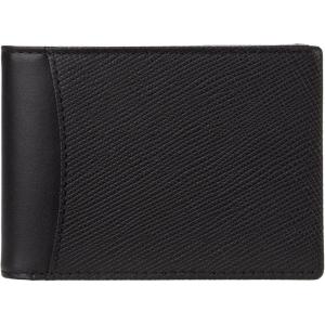 SMALL BIFOLD WALLET w/NON-RF BLOCKING PKT(Black)