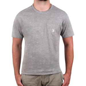 U.S. Polo Assn. Men’s Crew Neck Pocket T-Shirt (Color Group 2 of 2)(Heather Grey)