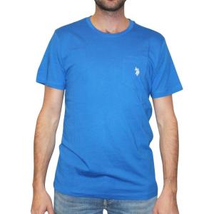 U.S. Polo Assn. Men’s Crew Neck Pocket T-Shirt (Color Group 2 of 2)(Nautical Blue)