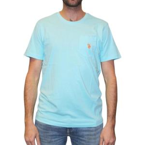 U.S. Polo Assn. Men’s Crew Neck Pocket T-Shirt (Color Group 2 of 2)(Tropical Breeze)