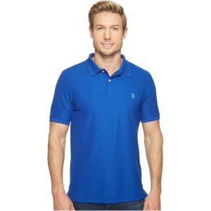 U.S. Polo Assn. Men’s Ultimate Pique Polo, Blue Raft, M