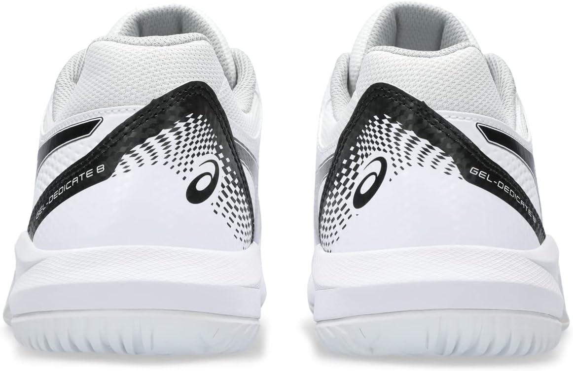 imageASICS Mens GelDedicate 8 Tennis ShoesWhiteBlack