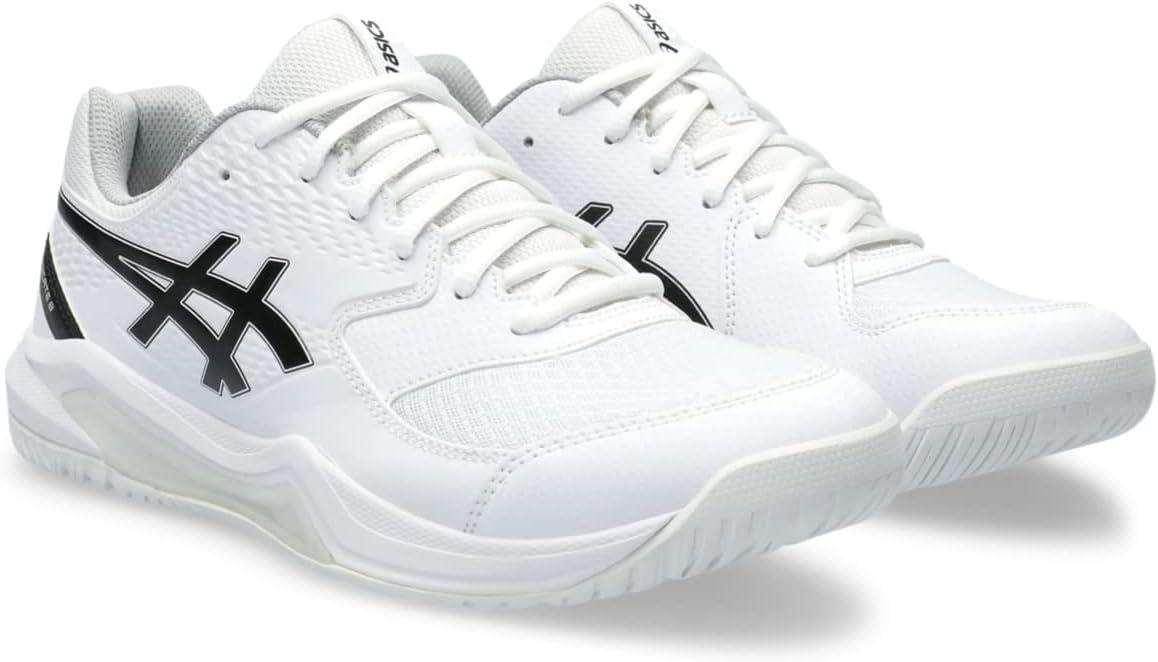 imageASICS Mens GelDedicate 8 Tennis ShoesWhiteBlack