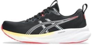 imageASICS Mens GelPulse 16 Running ShoesBlackWhite
