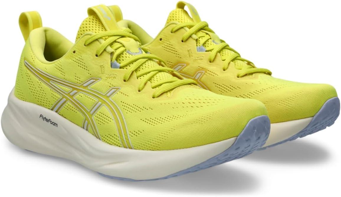 imageASICS Mens GelPulse 16 Running ShoesCitronWhite