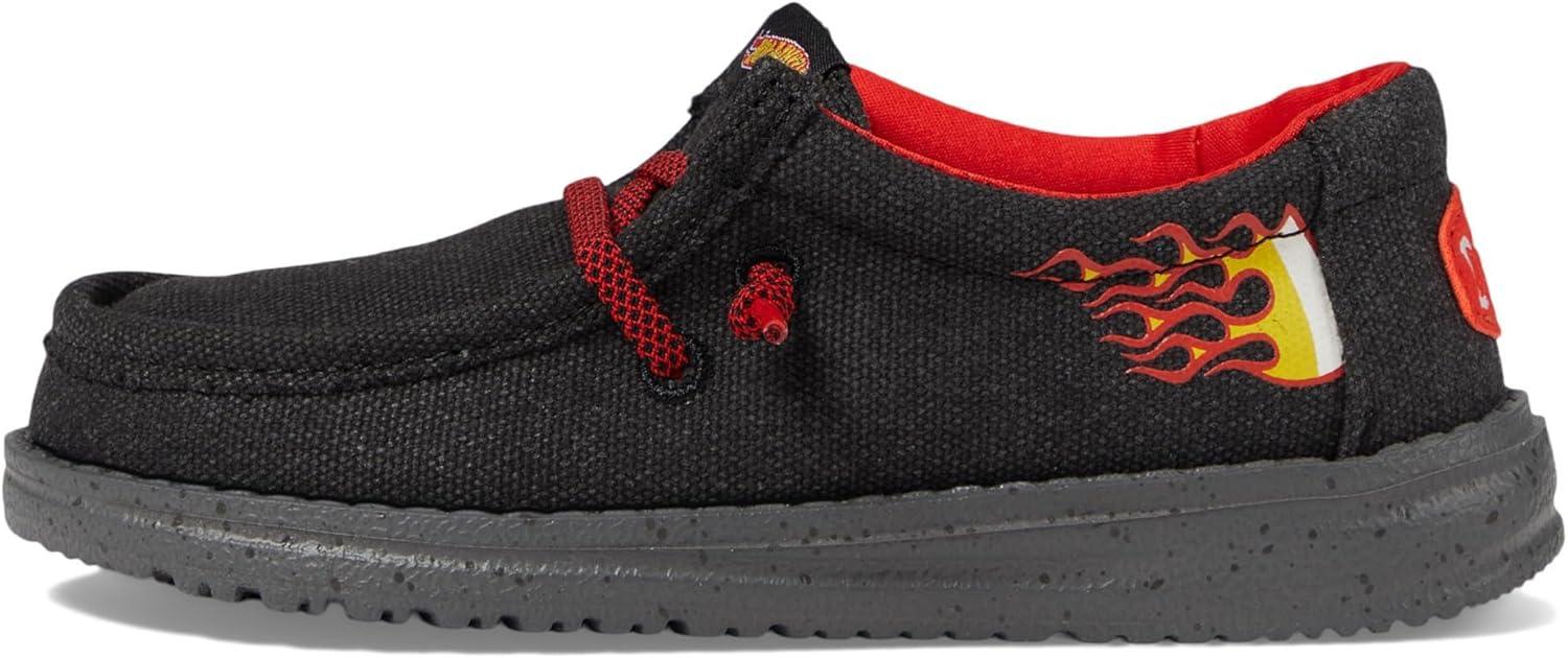 imageHEYDUDE Mens Wally Hot Wheels LoaferBlackMulti