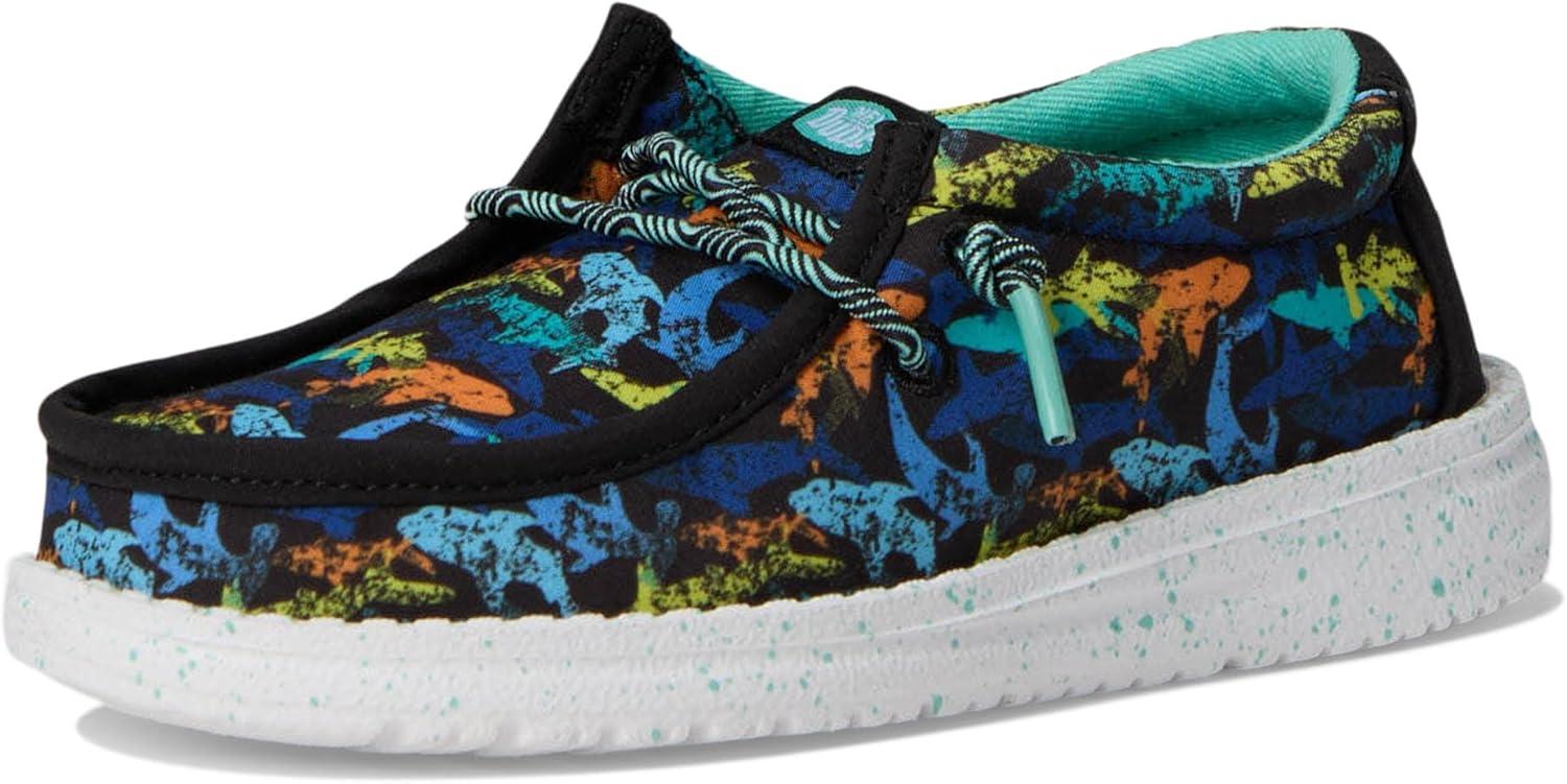 imageHey Dude Mens Wally Funk Dinomite Little Big Kid LoaferBlackMulti