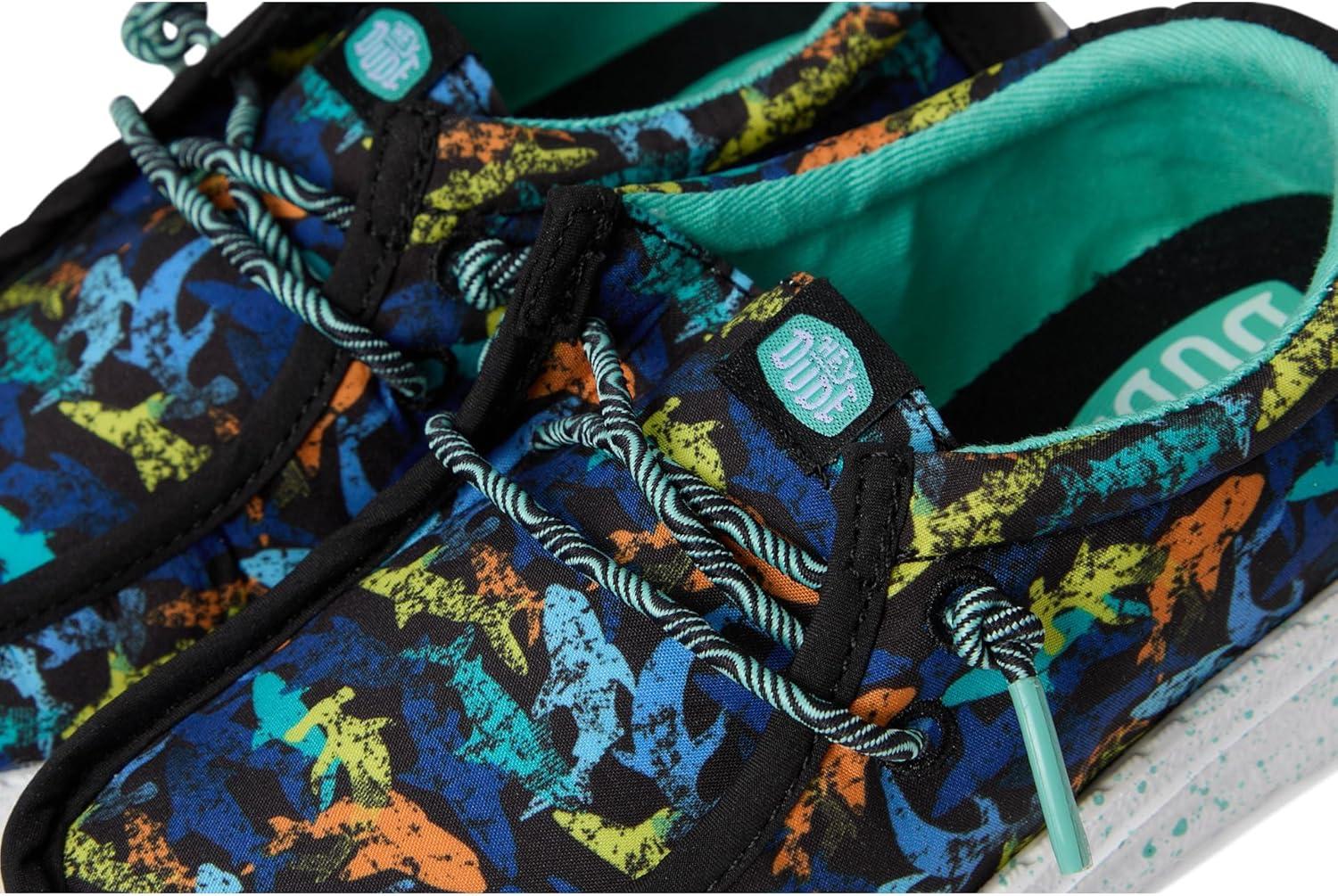 imageHey Dude Mens Wally Funk Dinomite Little Big Kid LoaferBlackMulti