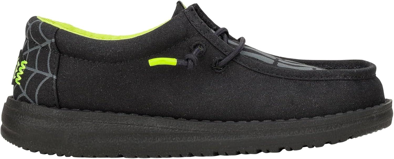 imageHey Dude Mens Wally T Skeleton Feet ToddlerBlackWhite