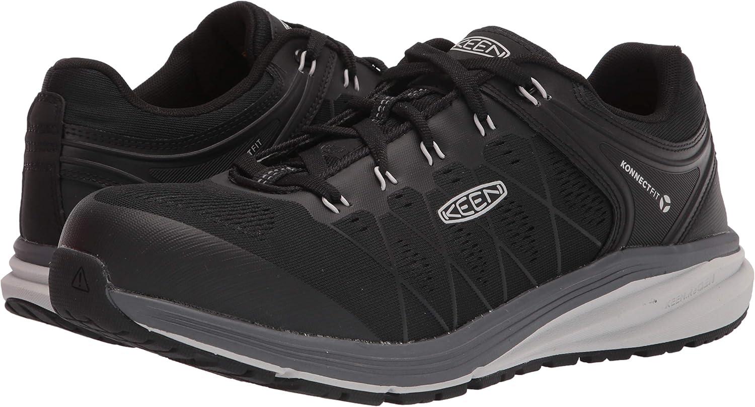imageKEEN Utility Mens Vista Energy Low Height Sneakers Composite Toe Industrial Work ShoesVaporBlack