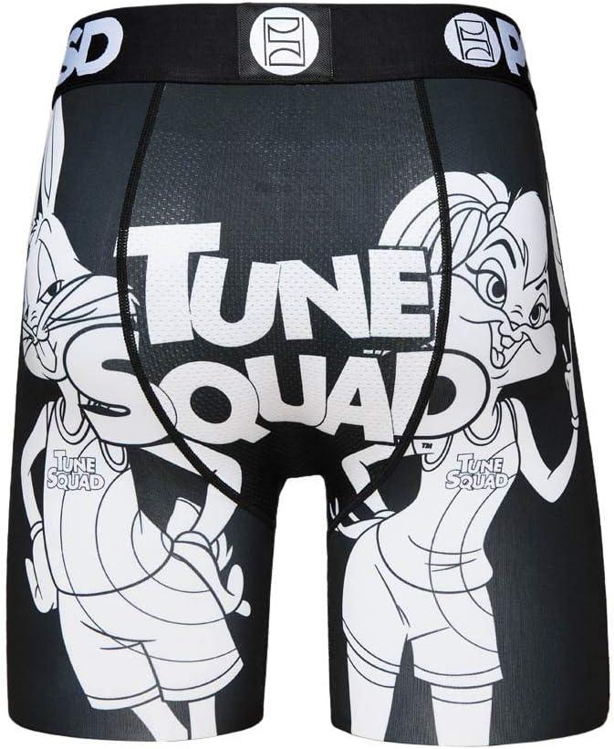 imagePSD Mens Boxer Briefs Cartoons Standard Length Underwear Pack ampamp Singles Breathable Moisture Wicking Boxer Briefs for MenSpace Jam 2 Linework