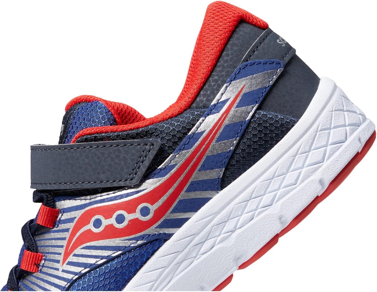 imageSaucony UnisexChild Velocer aC Sneaker Little Big KidNavyRed