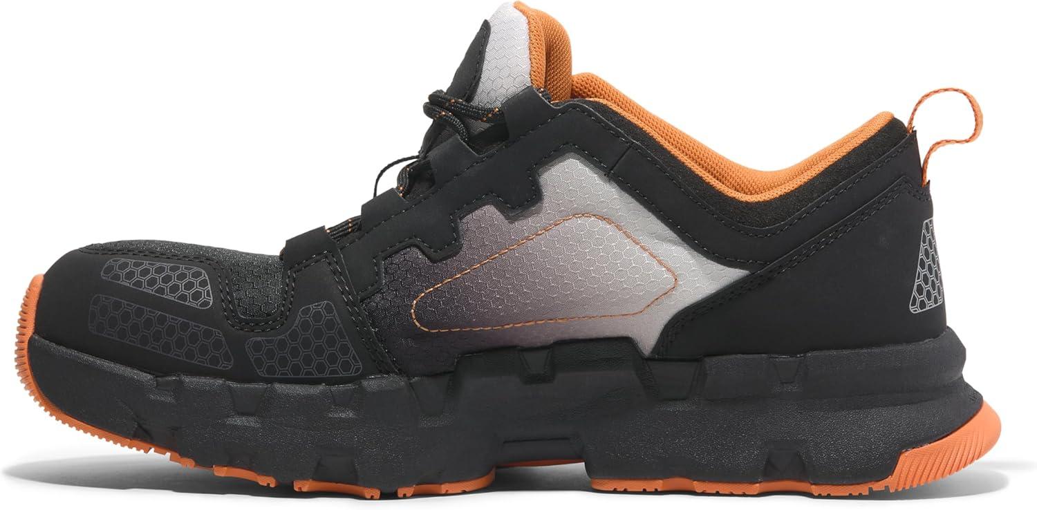 imageTimberland PRO UnisexAdult Powertrain Ev Composite Safety Toe Industrial Athletic Work ShoeGreyOrange