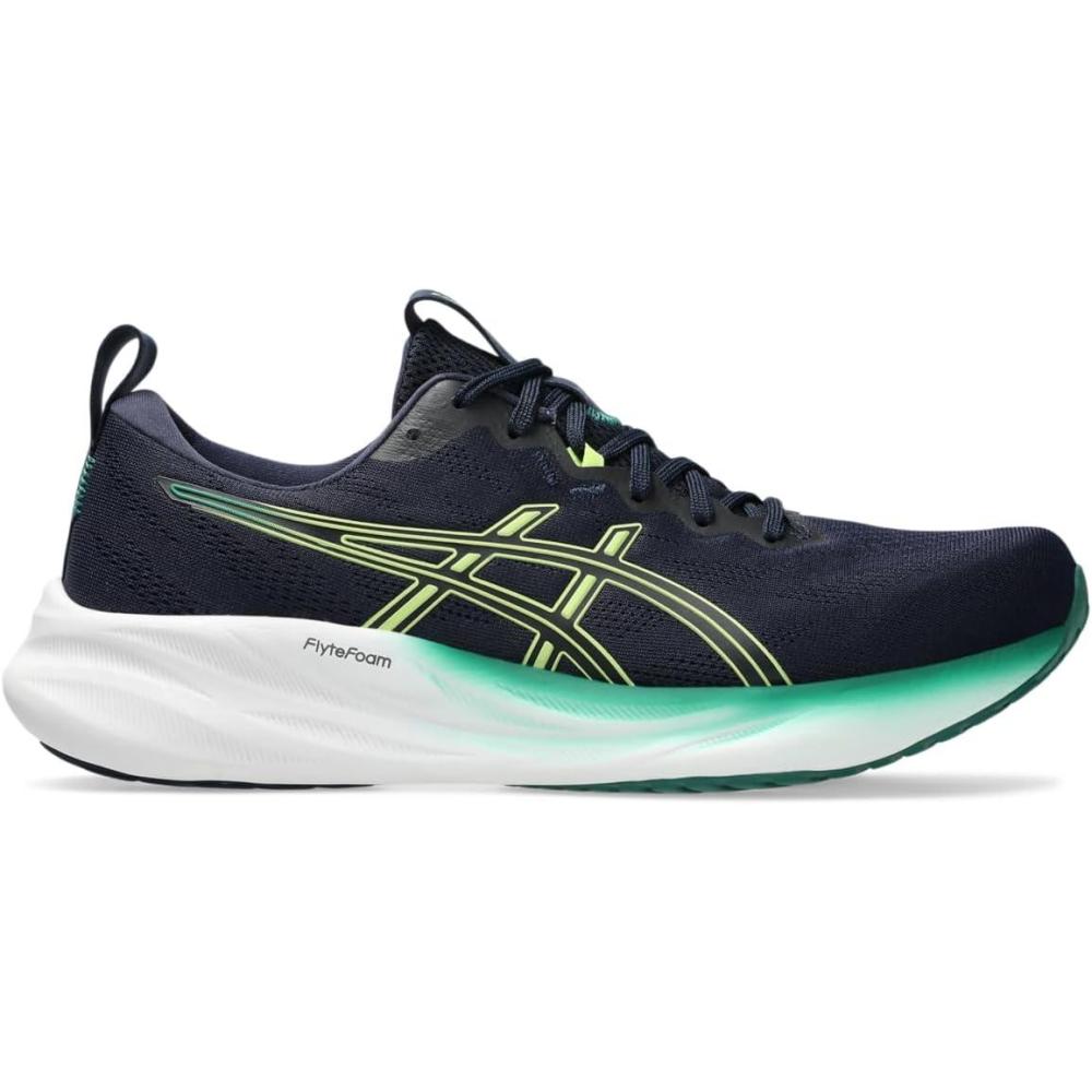 imageASICS Mens GelPulse 16 Running ShoesMidnight Lucid Yellow