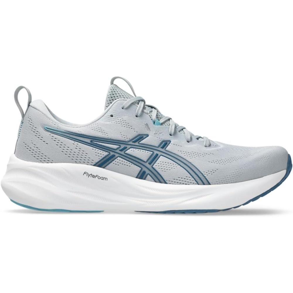 imageASICS Mens GelPulse 16 Running ShoesPiedmont GreyWinter Sea