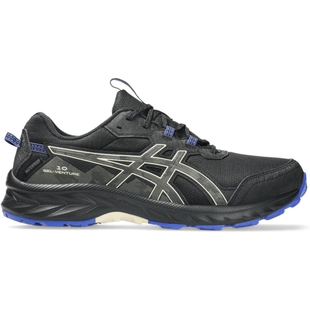 imageASICS Mens GelVenture 10 Running ShoesBlackBrown Stone
