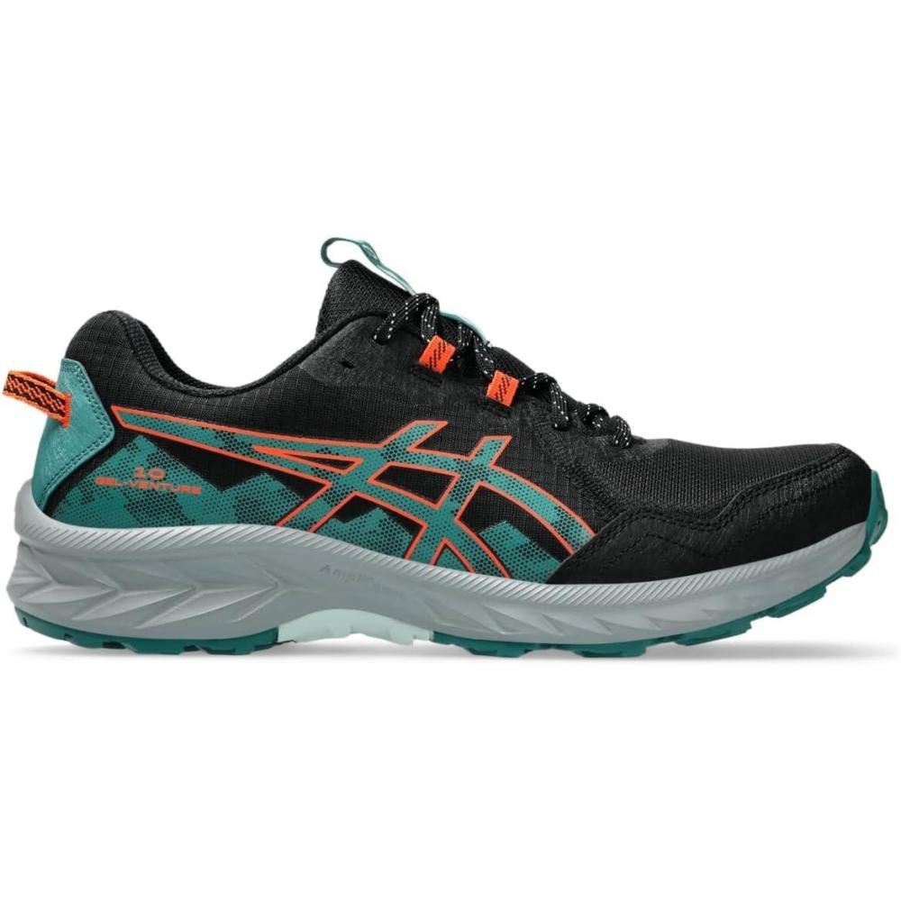 imageASICS Mens GelVenture 10 Running ShoesBlackRainy Lake