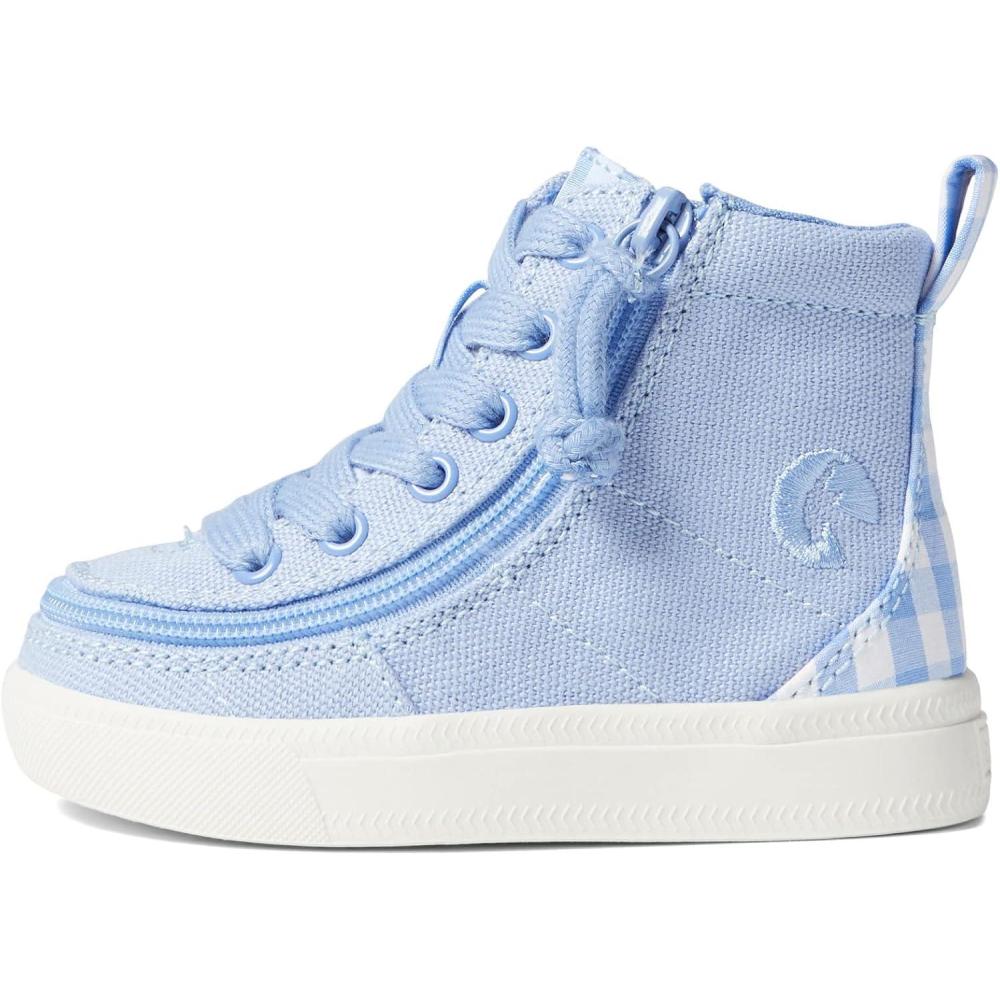 imageBILLY Footwear Classic Lace High Little KidBig KidBlue Gingham
