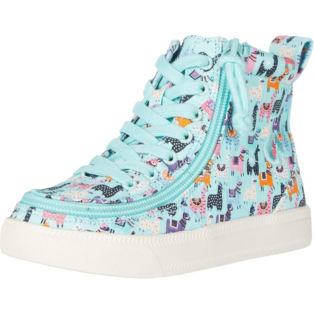imageBILLY Footwear Classic Lace High Little KidBig KidMint Llamas