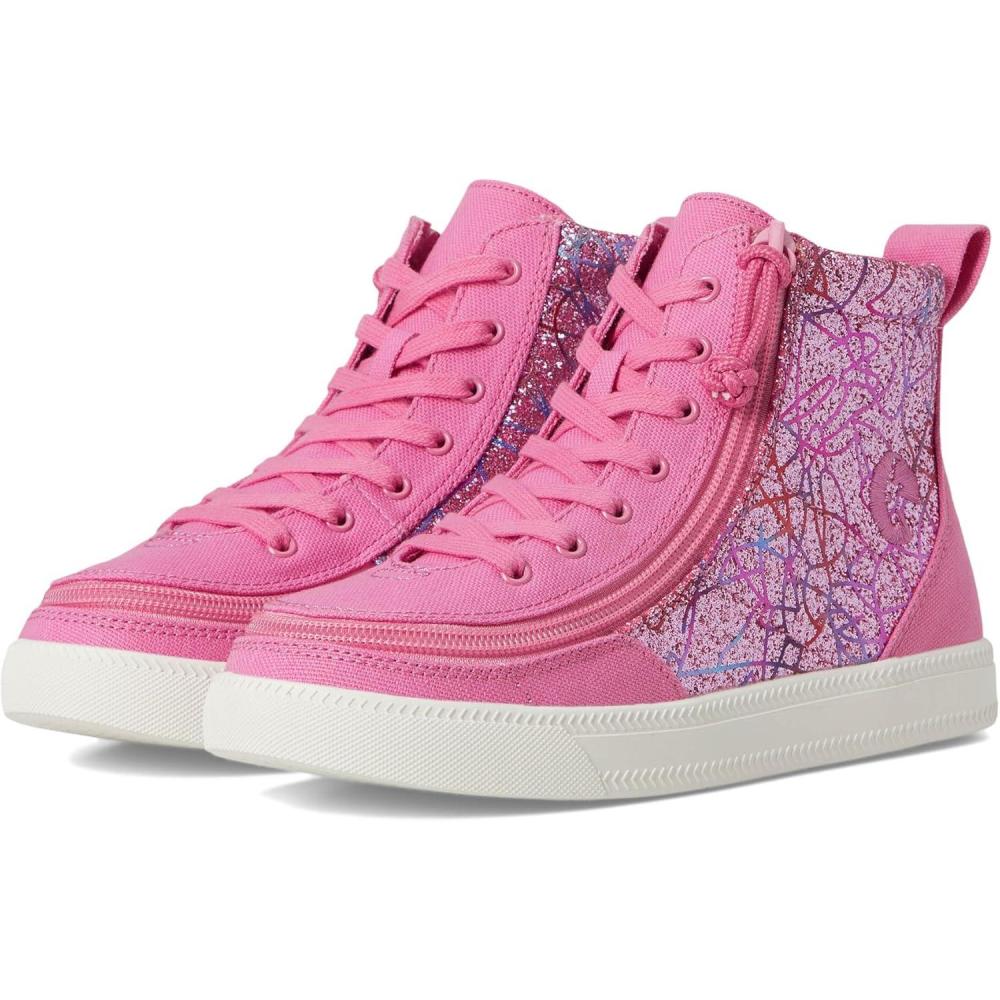 imageBILLY Footwear Classic Lace High Little KidBig KidPink Print