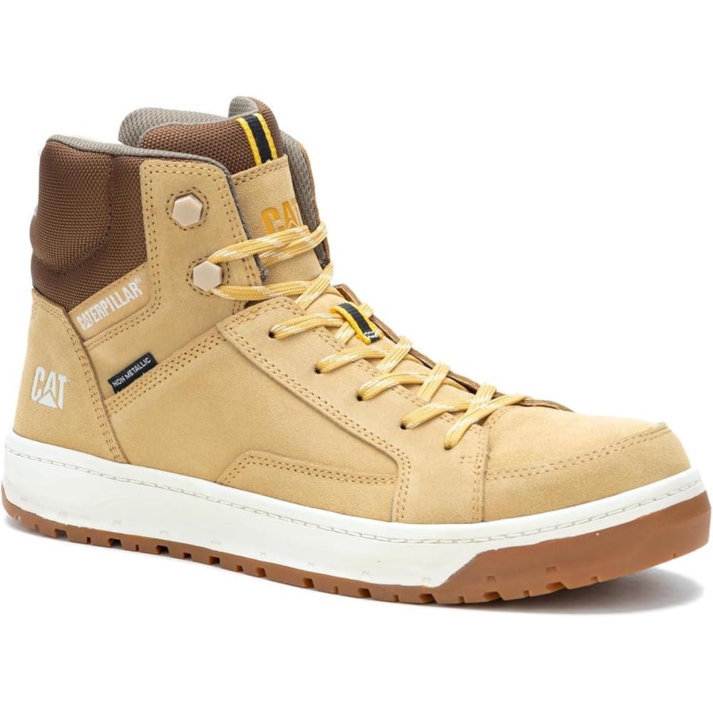 imageCAT Mens Streamline Court Mid Composite Toe Construction BootTaffy