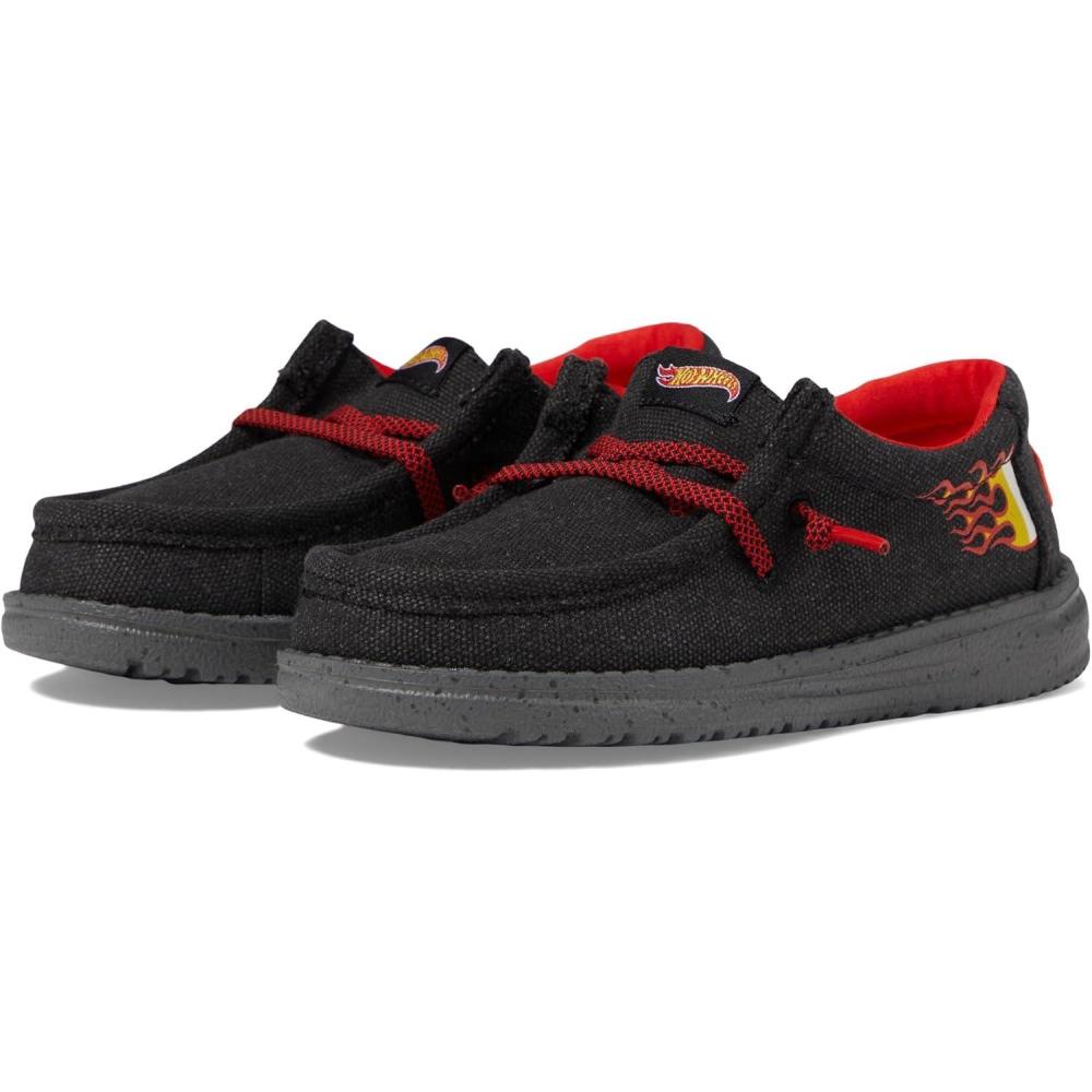 imageHEYDUDE Mens Wally Hot Wheels LoaferBlackMulti