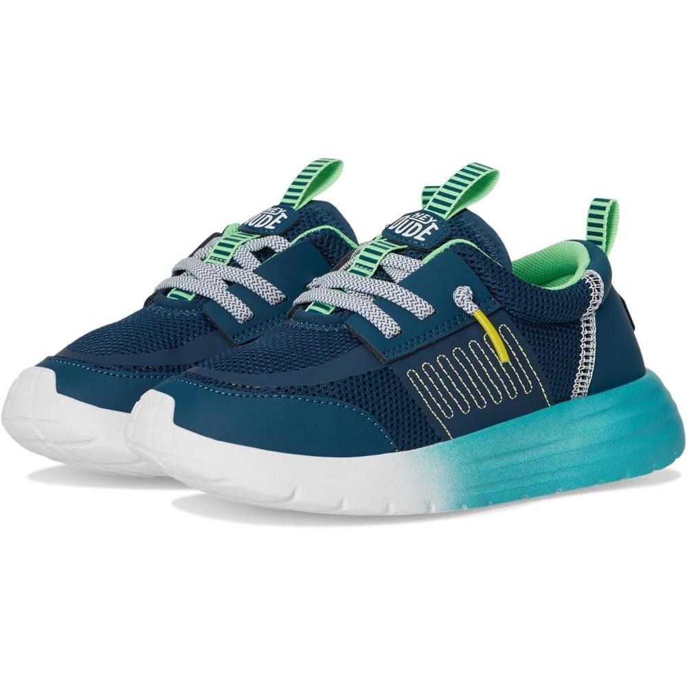 imageHey Dude Boys Sirocco Play Varsity Little Big Kid LoaferNavyLight Blue