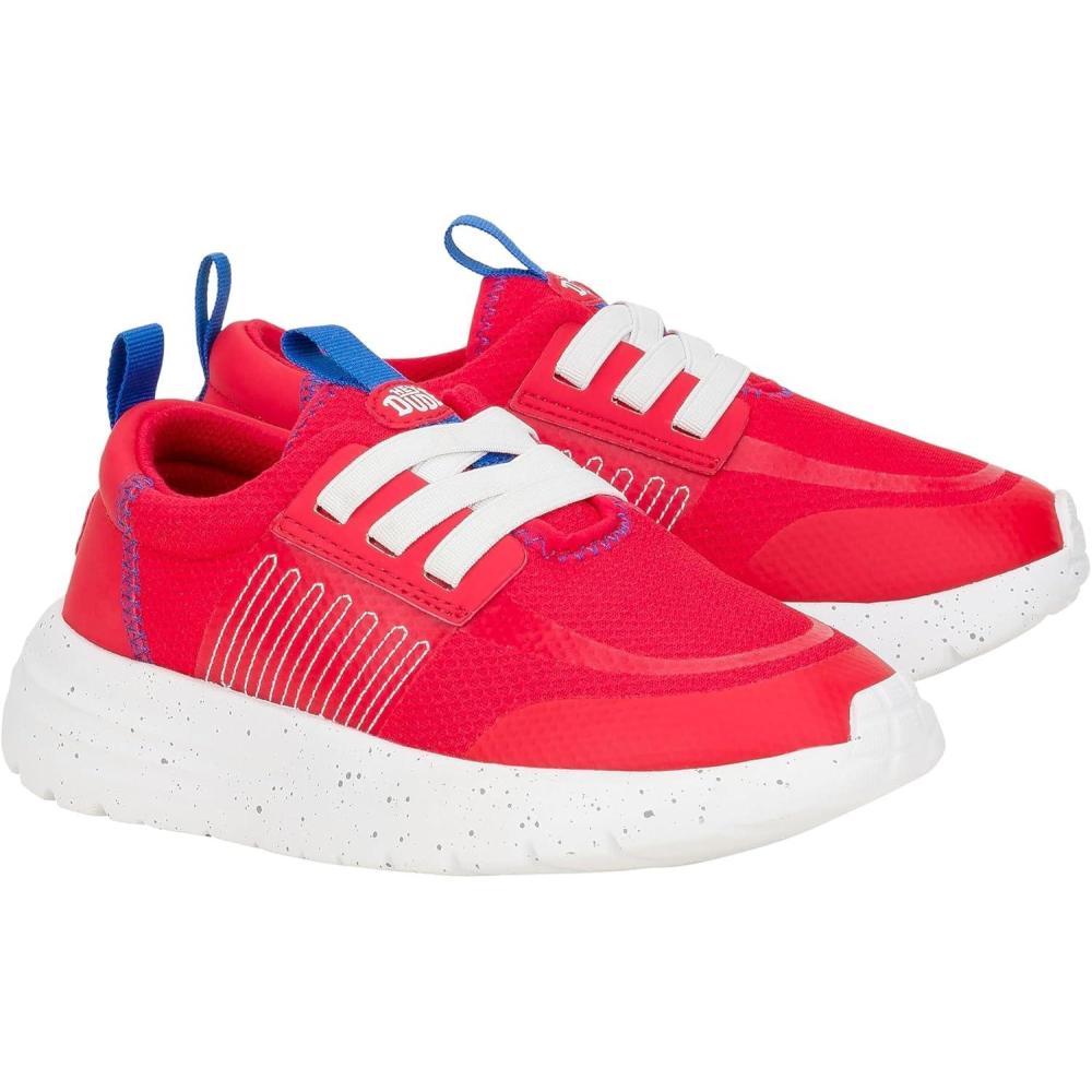 imageHey Dude Boys Sirocco Play Varsity Little Big Kid LoaferVarsity Red