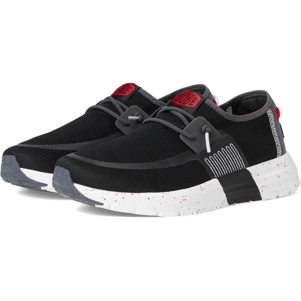 imageHey Dude Mens Sirocco M Active SlipOnBlackWhite