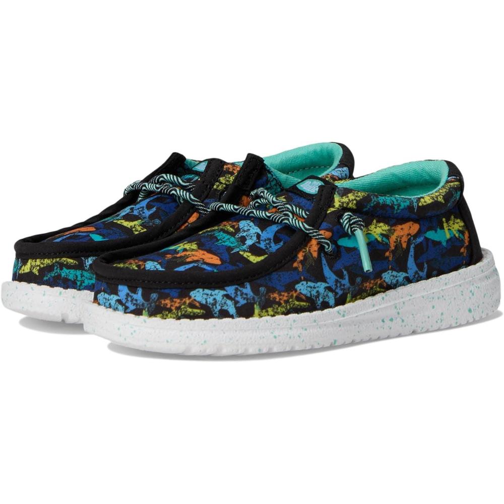 imageHey Dude Mens Wally Funk Dinomite Little Big Kid LoaferBlackMulti