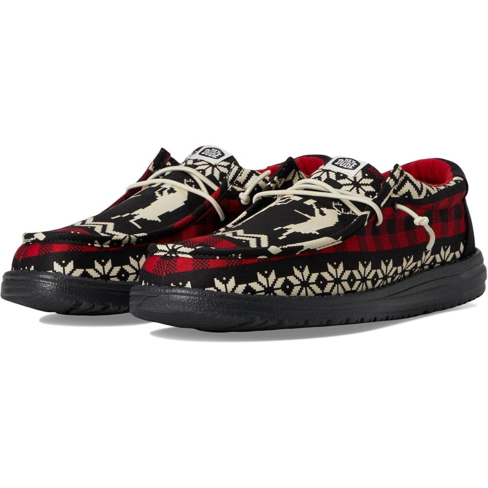 imageHey Dude Mens Wally Holiday Cheers SneakerBlackMulti