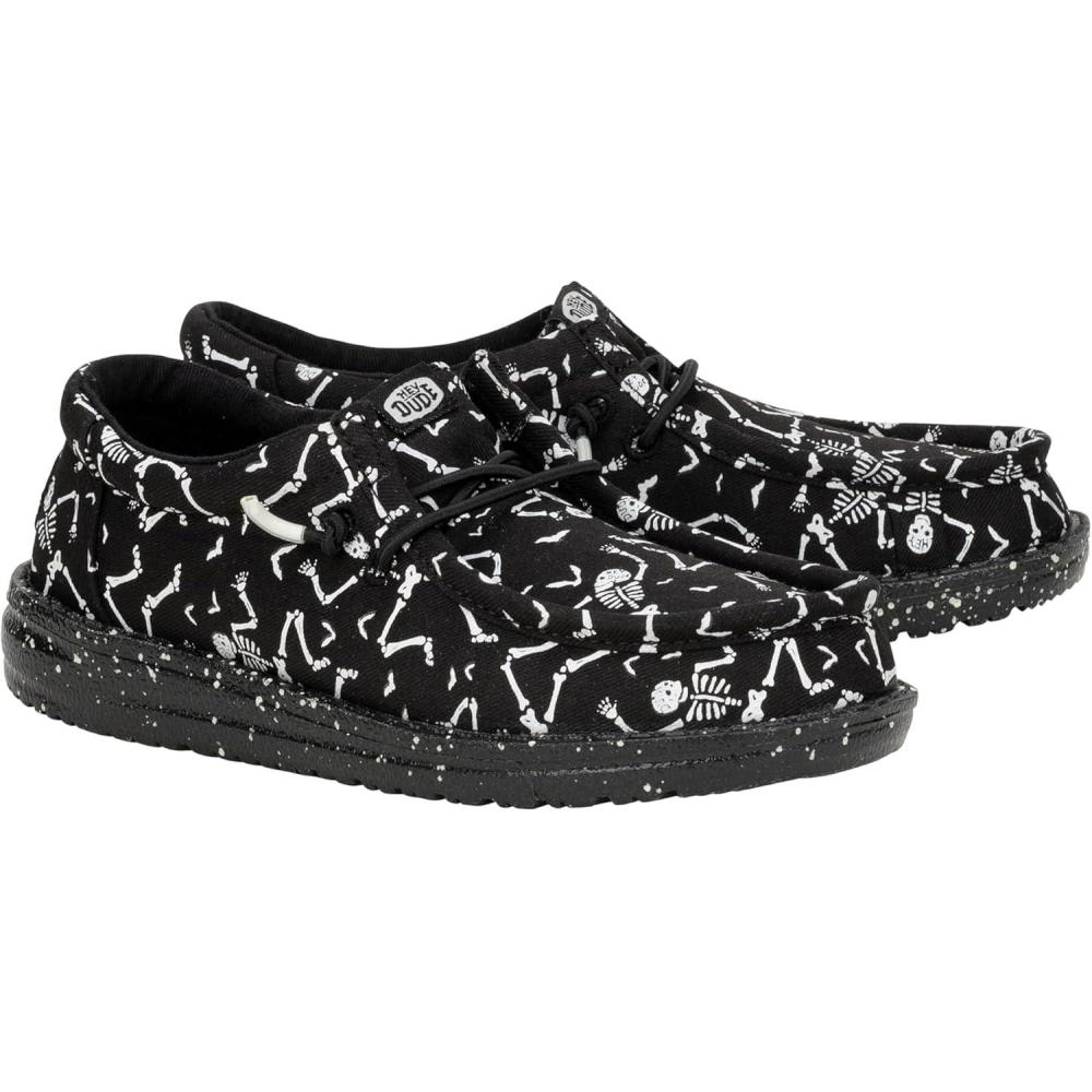 imageHey Dude Mens Wally T Skeleton Feet ToddlerBlack