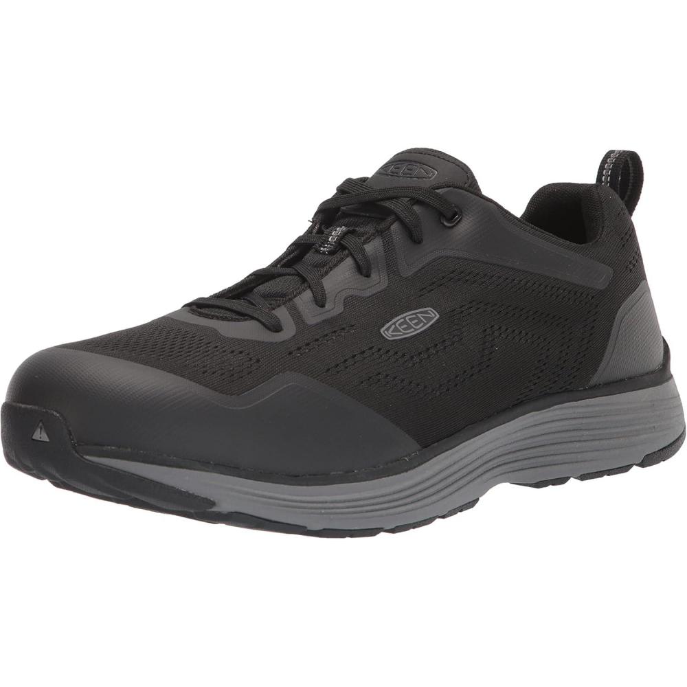 imageKEEN Utility Mens Sparta 2 Low Height Alloy Toe IndustrialWork ShoesSteel GreyBlack