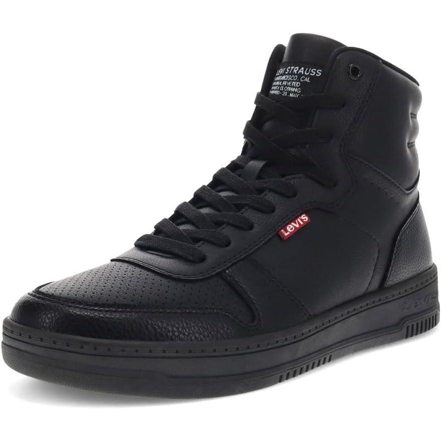 imageLevis Mens Drive Hi SneakerBlack Monochrome